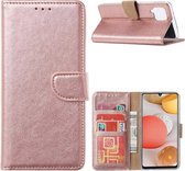 Samsung Galaxy A42 (SM-A426B) - Bookcase Rosé Goud - Portefeuille - Magneetsluiting