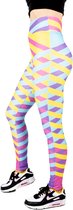 Neon Party Legging van Festivalleggings - High Waist - Comfortabel - Ademend - Zachte Stof