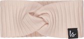 Twist haarbandje groovy rib rose S