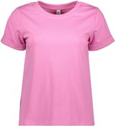 Jacqueline de Yong T-shirt Jdyivy S/s Sweat Top Jrs 15257243 Fuchsia Pink Dames Maat - S