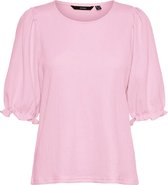 Vero Moda T-shirt Vmpam Ss Top Jrs 10265422 Prism Pink Dames Maat - L