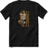 Biertap legend| Feest kado T-Shirt heren - dames | Goud | Perfect drank cadeau shirt |Grappige bier spreuken - zinnen - teksten