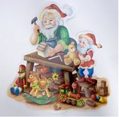 peha-raamsticker-holidays-speelgoed-41-x-29-cm-bruin