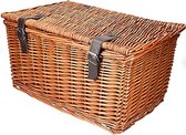 Happygetfit - Rieten mand voor fiets, bruin