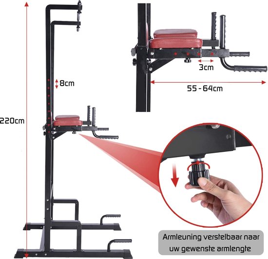 Entraîneur Résistance CF-Tower - Bandes élastiques 3 Niveaux Pour Porte