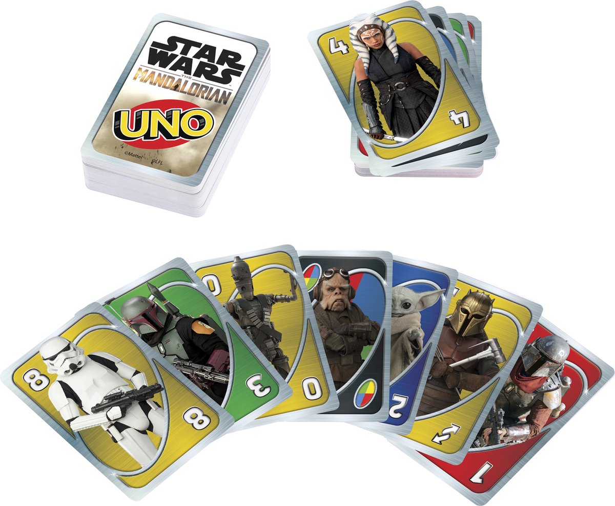 UNO Star Wars: The Mandalorian - Mattel Games - Kaartspel — afbeelding 4