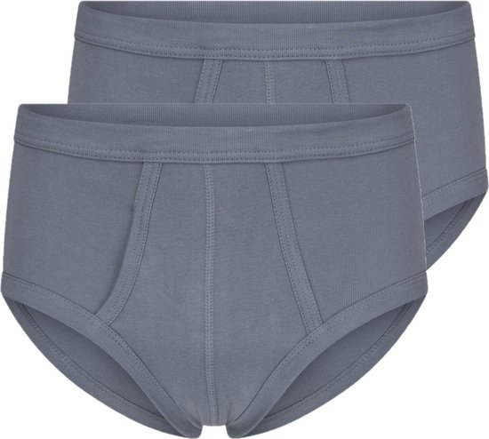 Slip homme Beeren coton gris foncé classique pack de 2 - Sous- Sous-vêtements pour homme L