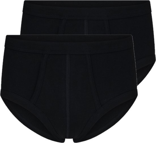 Grote maten Beeren heren slip katoen zwart klassiek 2 pack Plus size ondergoed voor. bol