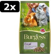 2x BURGESS EXCEL RABBIT LIGHT 2KG