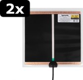 2x KOMODO CLOTH HEAT MAT 13W 280X280MM