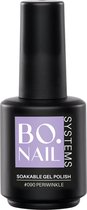 BO.NAIL BO.NAIL Soakable Gelpolish #090 Periwinkle (15ml) - Topcoat gel polish - Gel nagellak - Gellac