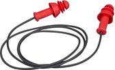 Compacte oordoppen met draad - Zekler - Gehoorbescherming - Rood