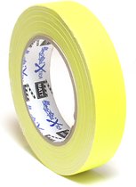 MagTape XTRA neon gaffa tape 25mm x 25m geel