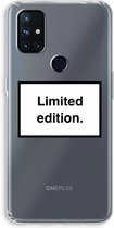 Case Company® - OnePlus Nord N10 5G hoesje - Limited edition - Soft Cover Telefoonhoesje - Bescherming aan alle Kanten en Schermrand