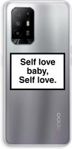 Case Company® - Oppo A94 5G hoesje - Self love - Soft Cover Telefoonhoesje - Bescherming aan alle Kanten en Schermrand