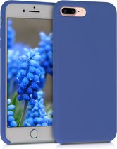 kwmobile telefoonhoesje voor Apple iPhone 7 Plus / 8 Plus - Hoesje met siliconen coating - Smartphone case in korenbloemenblauw