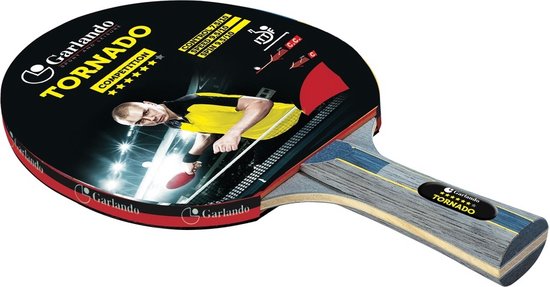 Garlando Tornado - 6 étoiles - Approuvé ITTF - Raquette de tennis de table  - Raquette... | bol.com