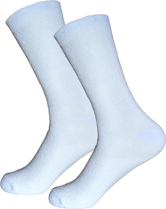 Dames dunne katoenen sokken - Zomersokken - Maat 35/38 - 3 kleuren - 6 paar - Met subtiele tekening