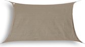 hanSe® Schaduwdoek Rechthoek Waterafstotend 3x6 m Zonnedoek - Taupe