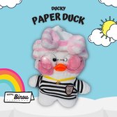 Ducky™ - Paper Duck knuffel - Knuffel Eend - 30cm - Binou