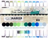 Studio Light • Jenine's mindful Art collection light markers Greens - Blues