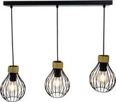 C-Création® Alise - Hanglamp - Plafondlamp - 3 Lichtpunten - Woonkamer - Keuken