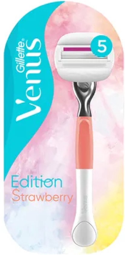 Gillette Scheersysteem Venus V Edition Comfortglide Strawberry