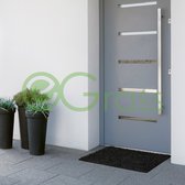 eGrass Deurmat RAINBOW Black Shadow - 44x66cm - 25mm - zwart - grasmat - doormat - schoonloopdeurmat - schoonloopmat - inloopmat – voordeur – door – deurtapijt - droogloopmat - tui