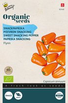Buzzy® Organic Snackpaprika Flynn (BIO) Oranje - Biologische Oranje Snackpaprika Zaden voor Gezonde Snacks
