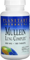 Koningskaars / Mullein / Long complex / 850 (!) mg / 180 (!) stuks / Planetary Herbals / Gezonde longen ondersteuning