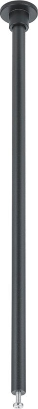 Spanningsrail Ophangset - 2 Stuks - Torna Dual - 25cm - Mat Zwart - Rond - Aluminium
