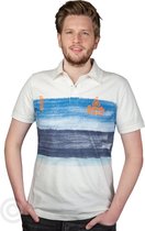 Poloshirt "Sailmaker" - 100% Katoen - jersey - gebroken wit