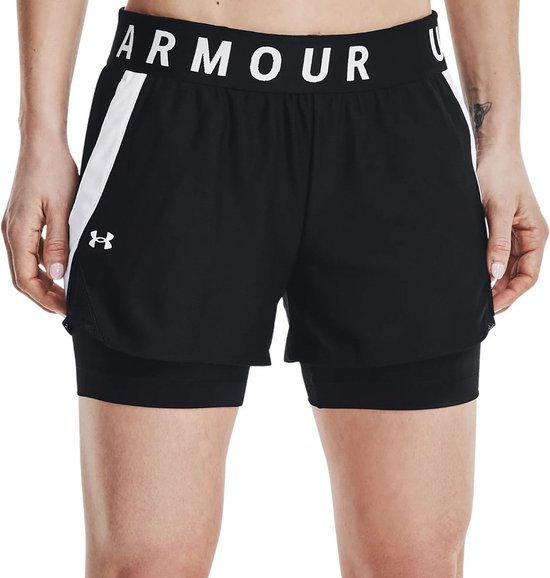 Short Under Armour Play Up Noir - Sportwear - Femme