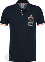 Gaastra heren poloshirt "Vintage Sailmaker", donkerblauw (3XL)