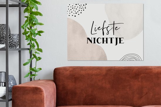 Tableau sur toile Amour - 'Chère nièce' - Proverbes - Citations - 80x60 cm - Décoration murale