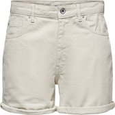 Only Pants Onlphine Life Shorts Noos 15196224 Ecru Femme Taille - S