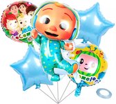 Cocomelon Kinderen Verjaardag Decoratie Folie Ballon Cartoon Watermeloen Helium Ballon Set