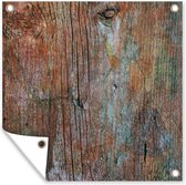Tuindoek Industrieel - Plank - Hout - Roest - 100x100 cm Tuindoek Industrieel - Plank - Hout - Roest - 100x100 cm