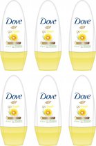 Dove Deo Roller Go Fresh - Grapefruit & Lemongras Scent - Voordeelverpakking 6 x 50 ml