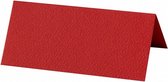 plaatskaarten 9x4 cm 20 stuks rood