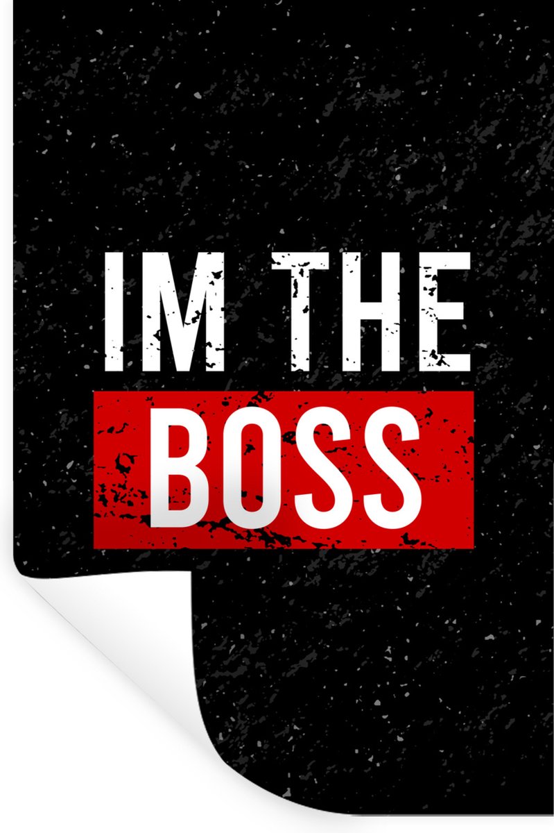 Sticker Le boss c'est moi II - Stickers STICKERS CITATIONS Chambre