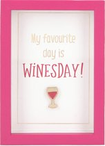 Fotolijst met Compliment My favourite day is WINESDAY!