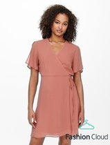 ONLY ONLSOFIA SS WRAP DRESS WVN Dames Jurk - Maat XS