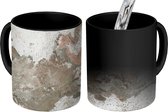 Magische Mok - Foto op Warmte Mok - Graniet - Keien - Wit - 350 ML - Uitdeelcadeautjes