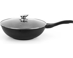 Swiss Pro+ - Wokpan - Ø 30 cm - Geschikt Voor Alle Warmtebronnen
