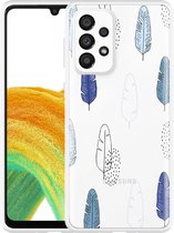 Hoesje Geschikt voor Samsung Galaxy A33 Feathers Pattern