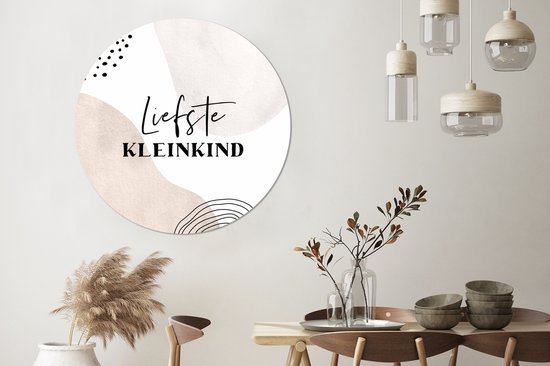 Wall Circle - Wall Circle Indoor - Citation - Enfants - Famille - ⌀ 150 cm - Décoration murale - Peintures Ronds