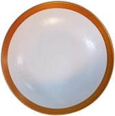 Coupeschaal, Ø25cm - Ariane Oxide Pearl White Gold (Set van 6)
