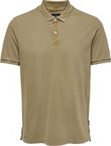 ONLY & SONS ONSTRAVIS SLIM WASHED SS POLO NOOS Heren Poloshirt - Maat M