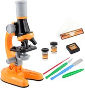 Childly Microscoop Voor Kinderen - Microscoop Digitaal Kleurrijk - Microscoop Inclusief Accessoires- Digitale microscoop 1200x zoom - Oranje